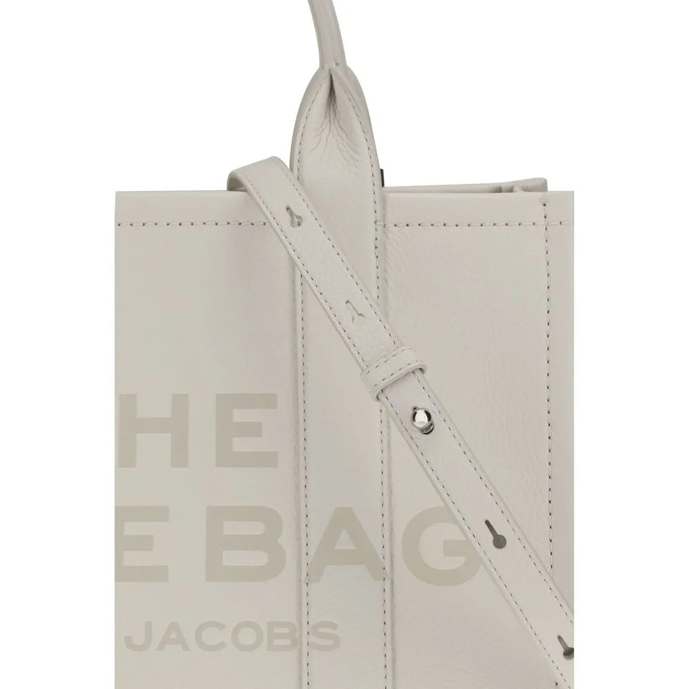 Marc Jacobs White Calf Leather Bos Taurus Handbag