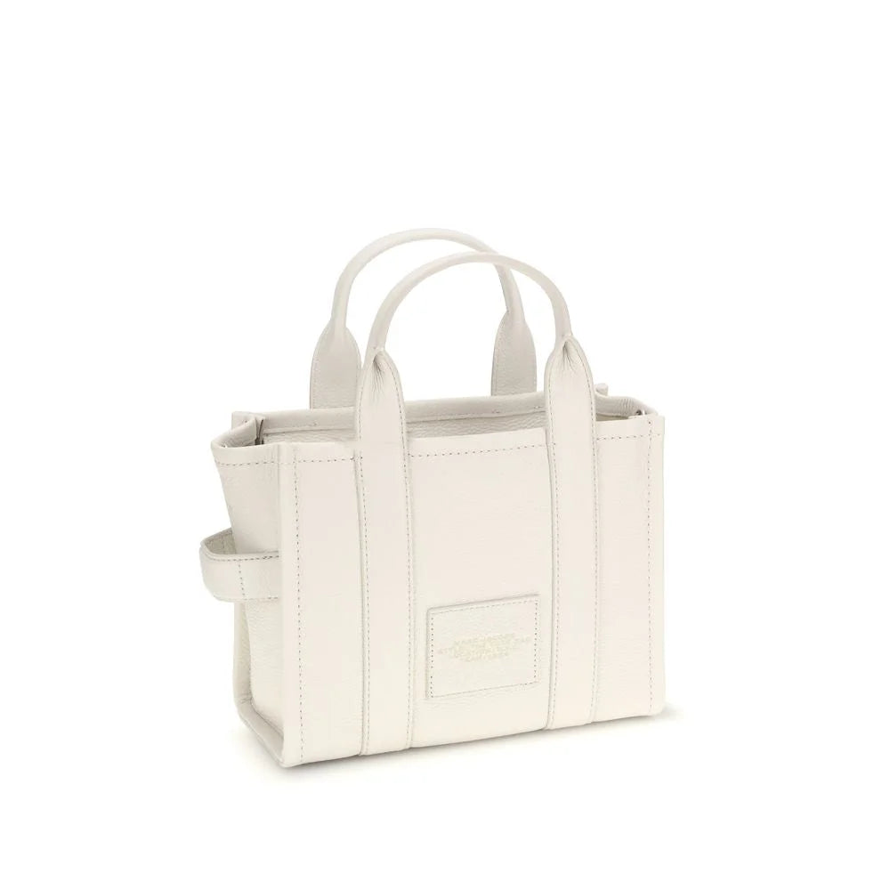 Marc Jacobs White Calf Leather Bos Taurus Handbag