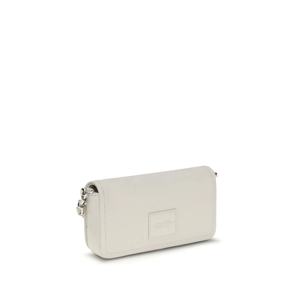 Marc Jacobs White Calf Leather Bos Taurus Shoulder Bag