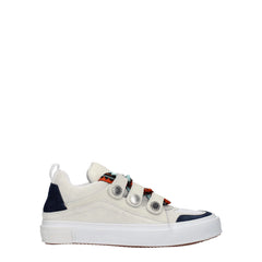 Marcelo Burlon Beige Leather Low Tops - EU41/US8