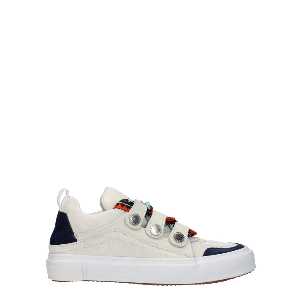 Marcelo Burlon Beige Leather Low Tops - EU41/US8
