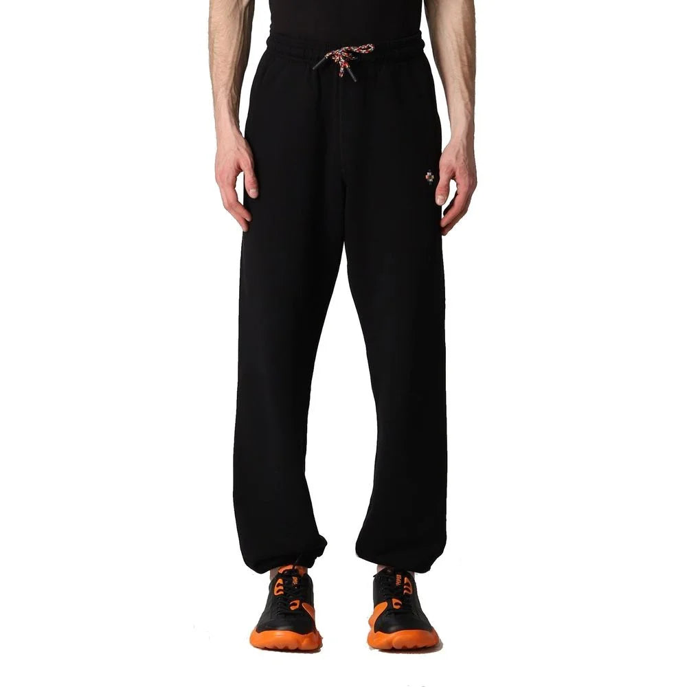 Marcelo Burlon Black Cotton Joggers (Workout Pants) - L