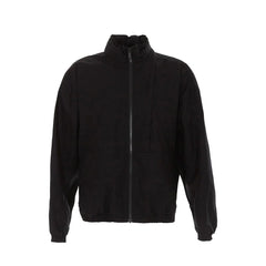 Marcelo Burlon Black Cotton Shell Jacket
