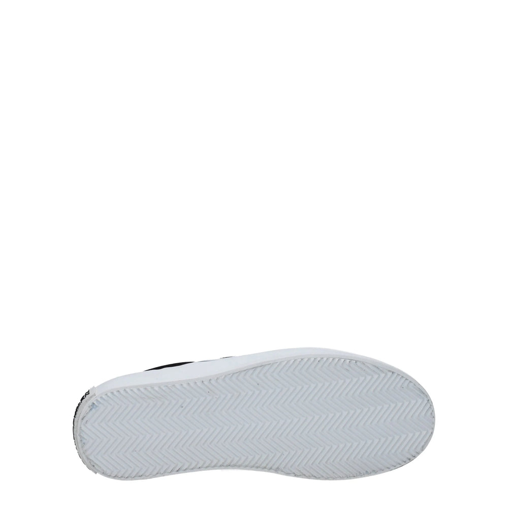 Marcelo Burlon Black Fabric Slip-On Loafers - EU43/US10