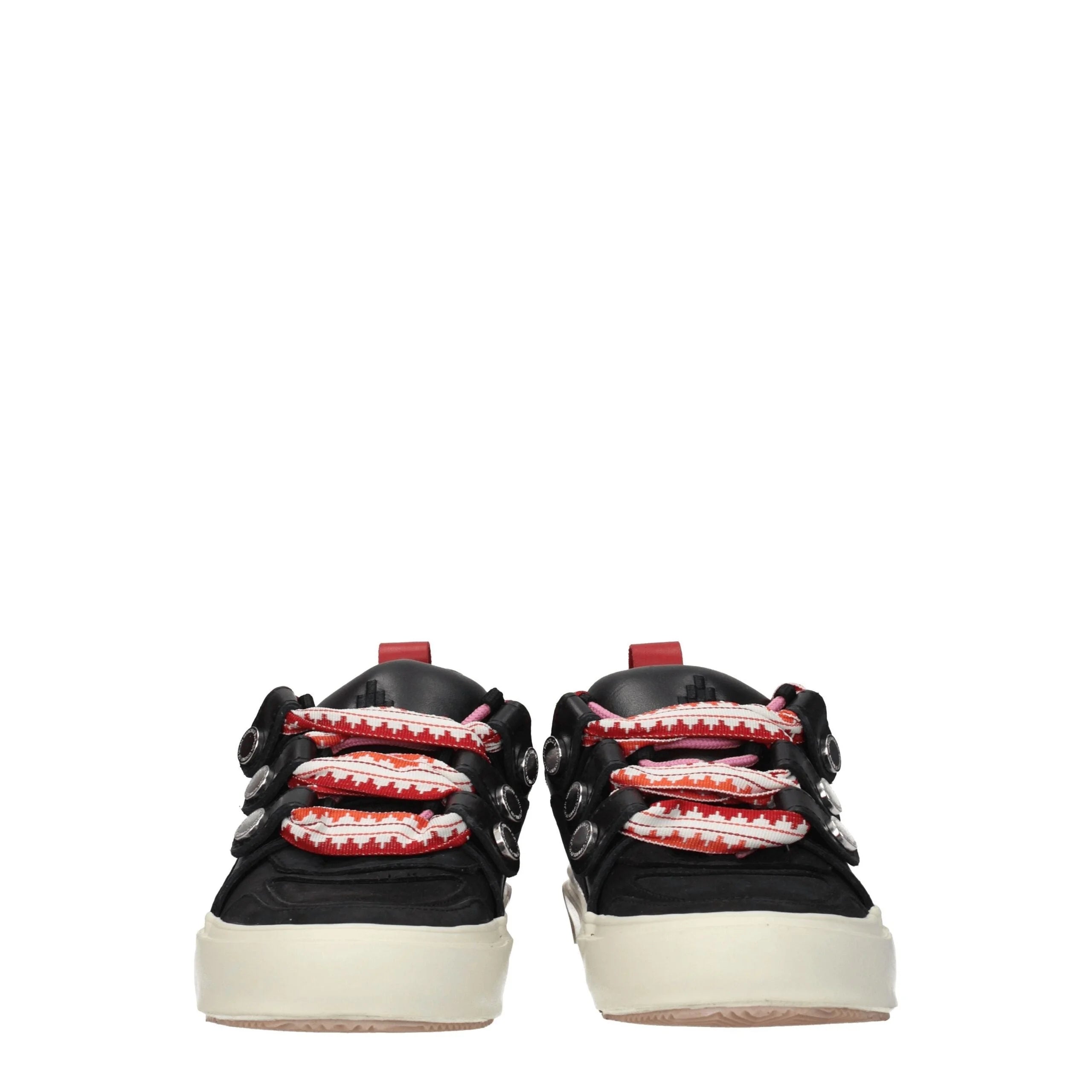 Marcelo Burlon Black Leather Low Tops - EU41/US8