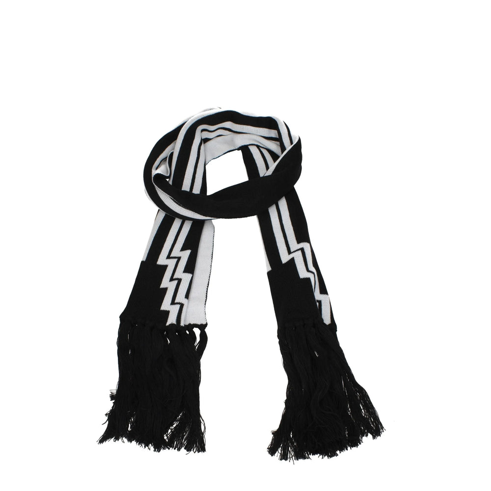 Marcelo Burlon Black Marabou Scarves