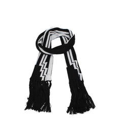 Marcelo Burlon Black Marabou Scarves