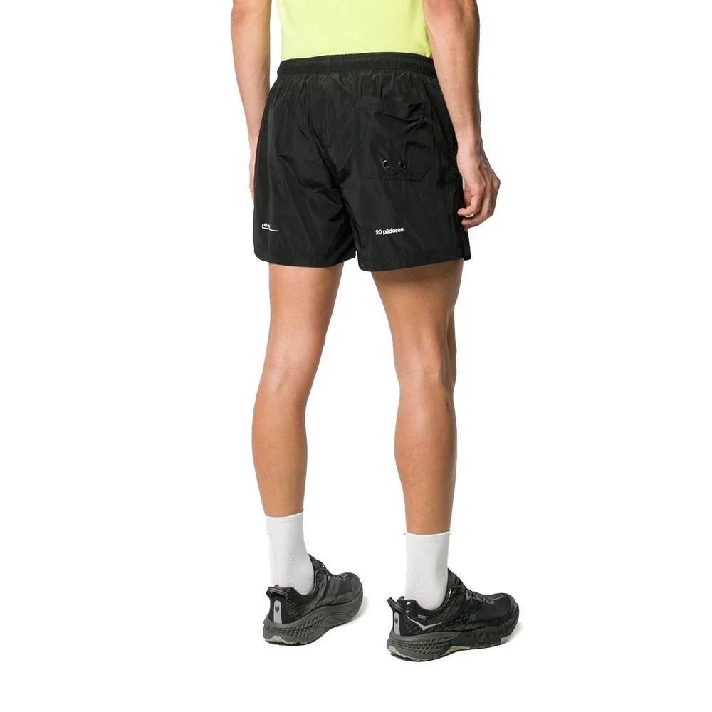 Marcelo Burlon Black Polyamide Men Swimwear - XS - Swim Boxers