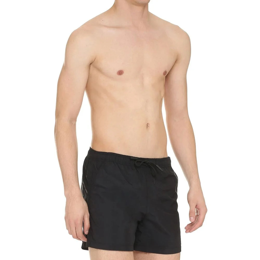 Marcelo Burlon Black Polyamide Short And Mini Shorts