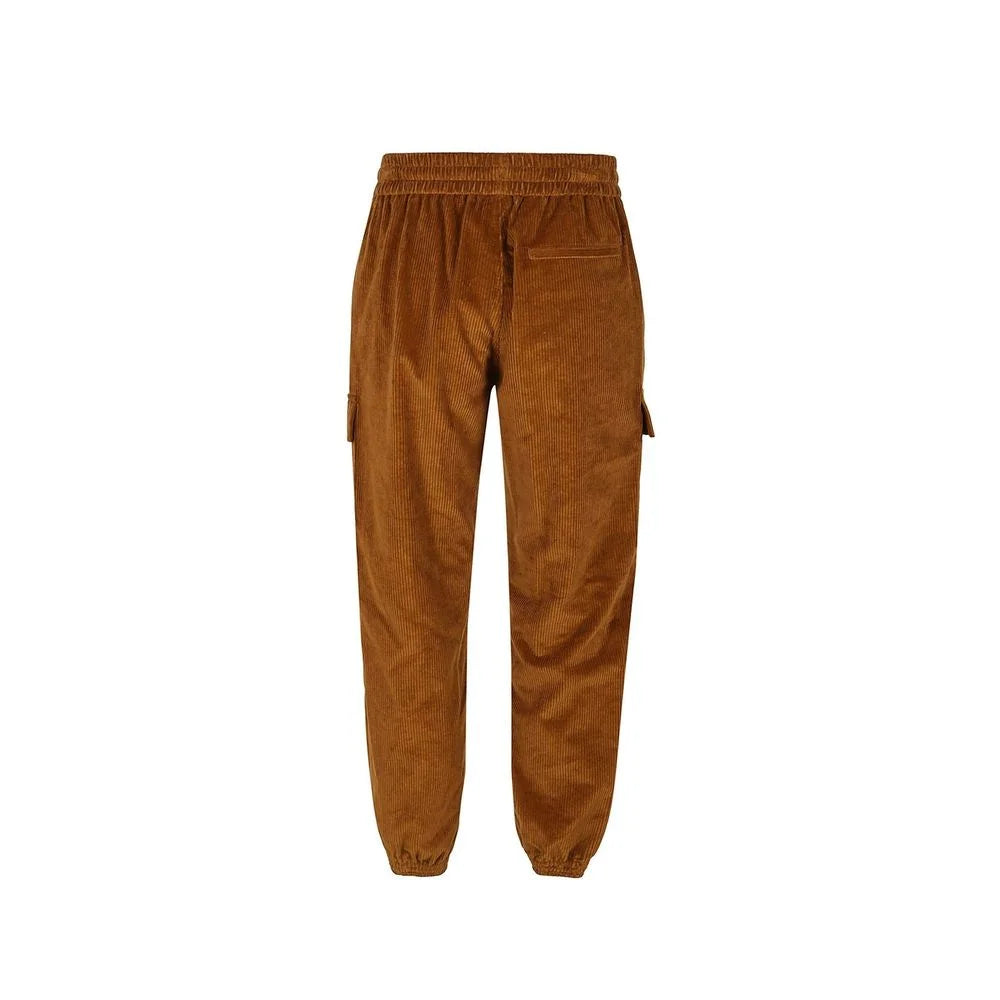 Marcelo Burlon Brown Cotton Cargo Pants - M