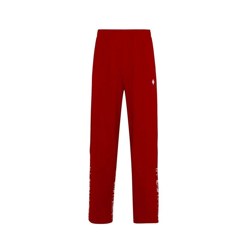 Marcelo Burlon Red Elastane Joggers (Workout Pants) - L