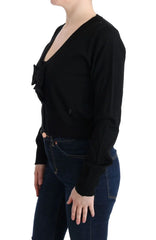 MARGHI LO’ Black Wool Blouse Sweater - Sweaters