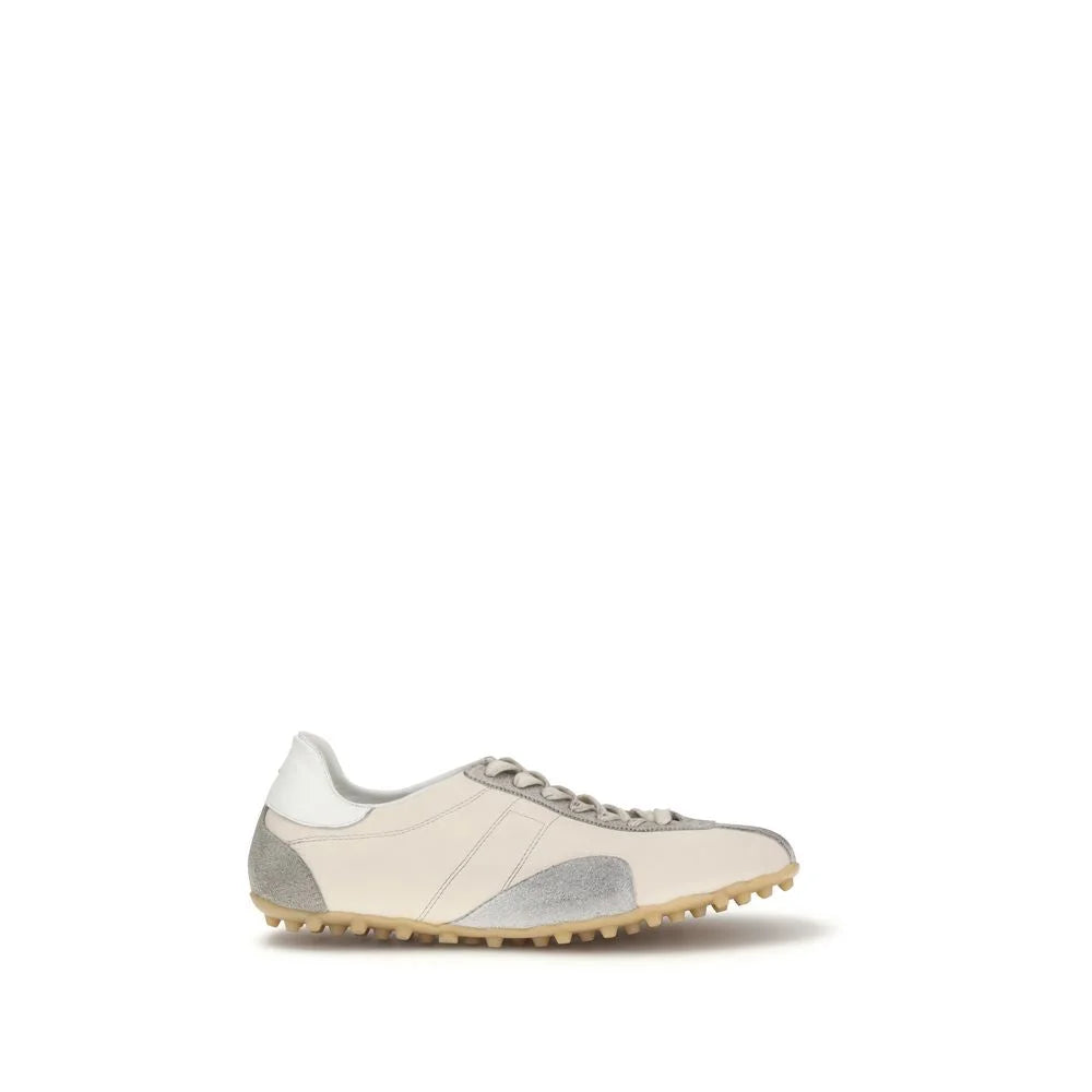 Margiela Beigefarbene Bos Taurus Sneaker aus Kalbleder - EU41/US8