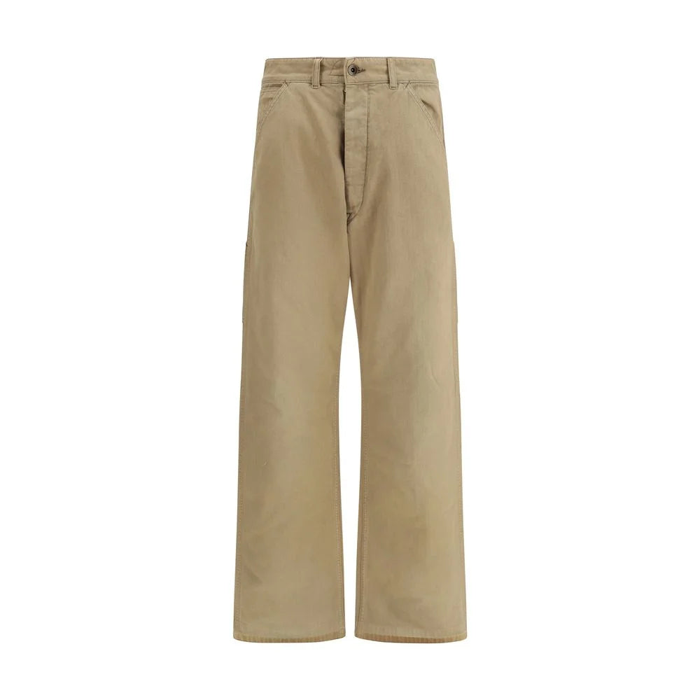 Margiela Beige Cotton Cargo Pants - Cargo Pants