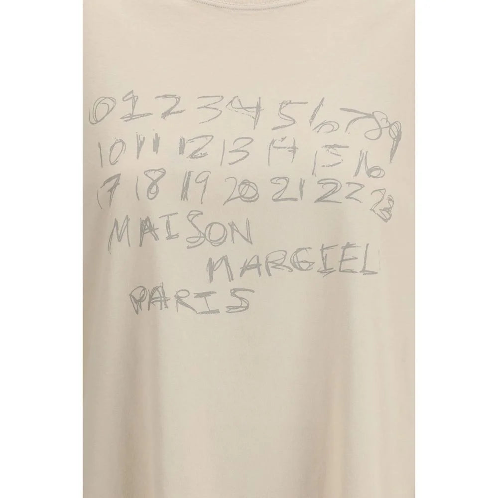 Margiela Beige Cotton T-Shirt