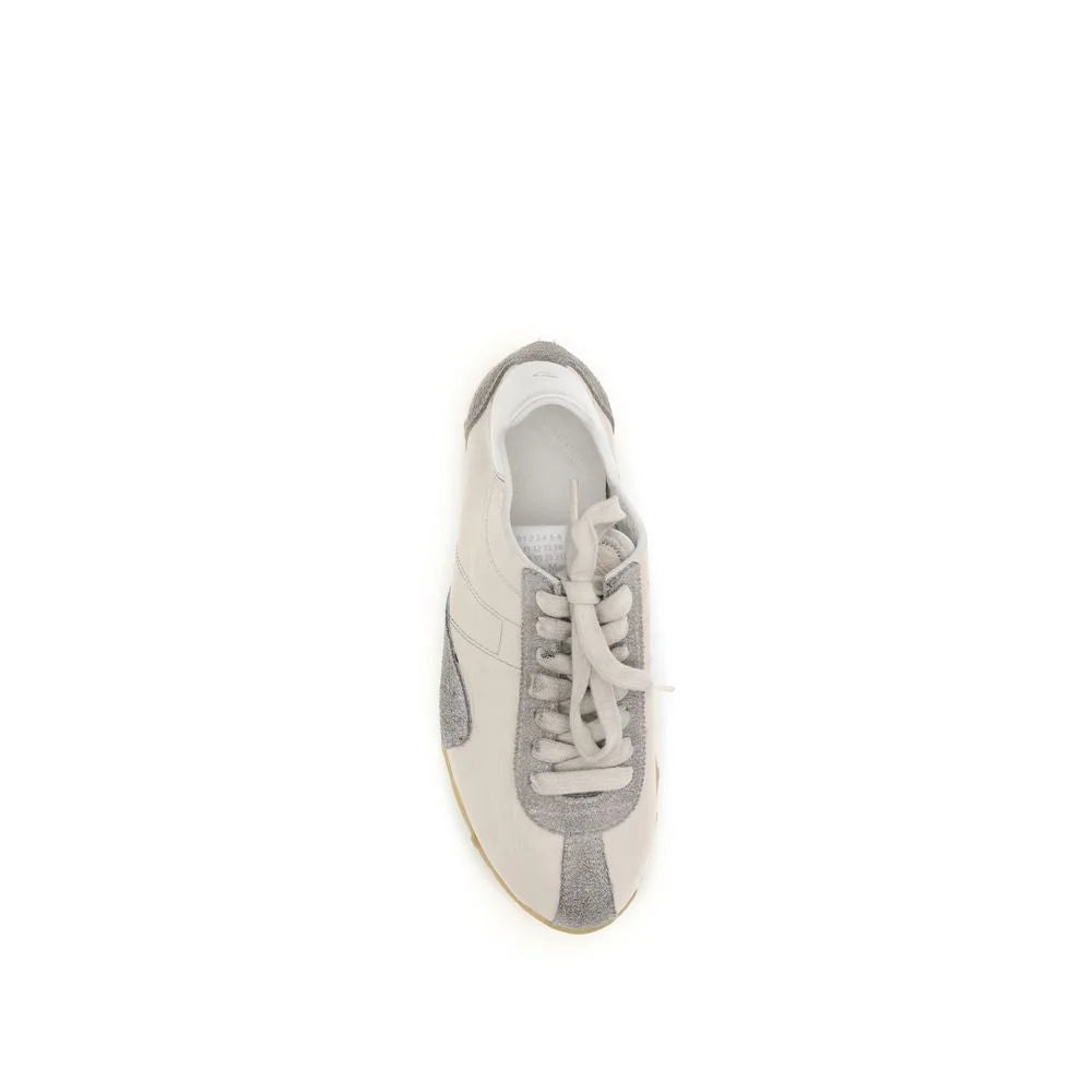 Margiela Beige Goatskin Athletic Sneakers