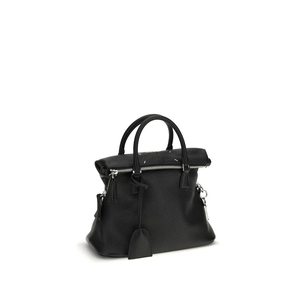 Margiela Black Calf Leather Bos Taurus Handbag
