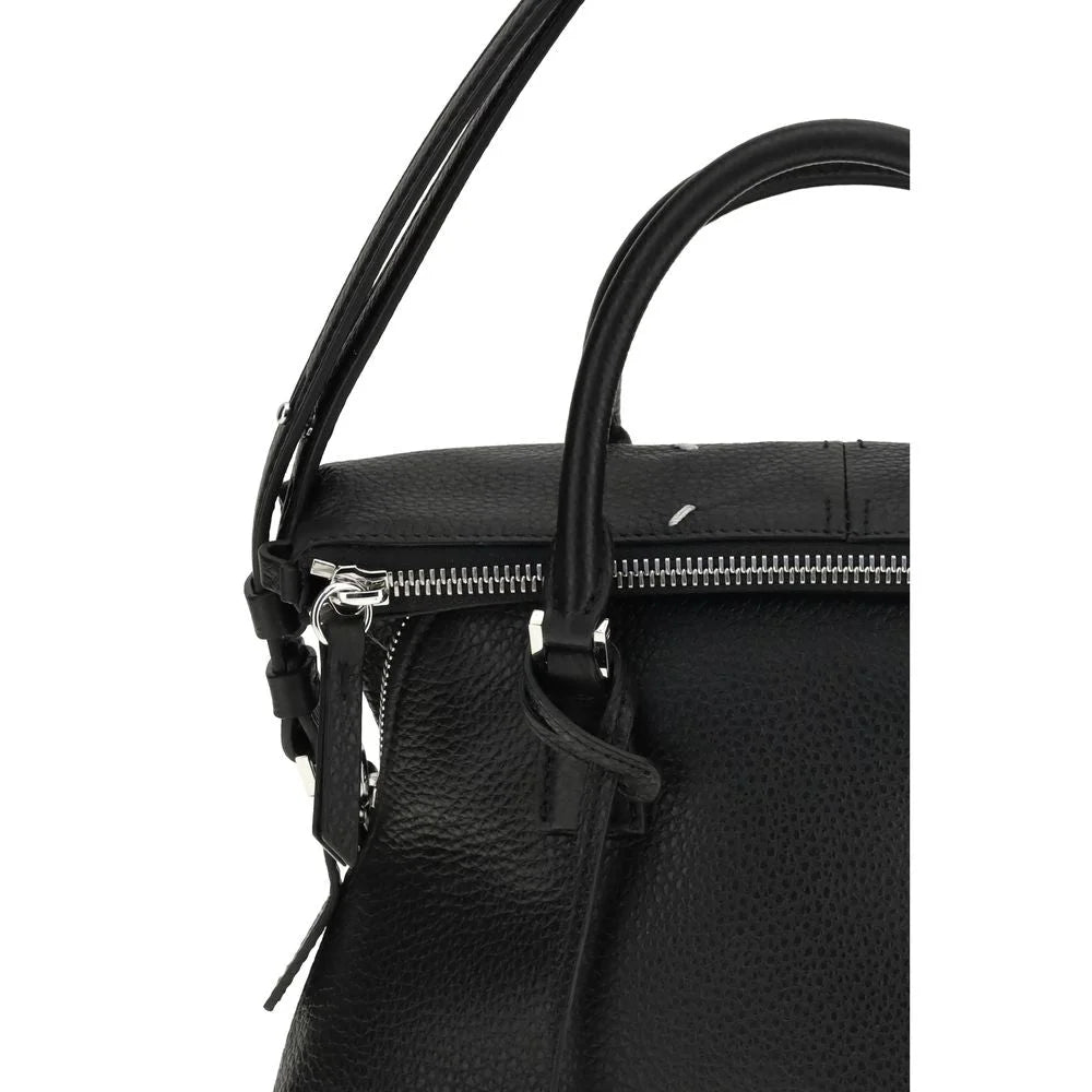 Margiela Black Calf Leather Bos Taurus Handbag