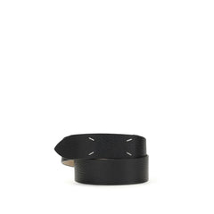 Margiela Black Calf Leather Bos Taurus Regular Belt