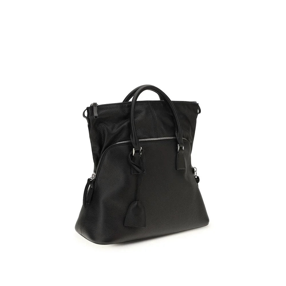 Margiela Black Calf Leather Bos Taurus Shoulder Bag