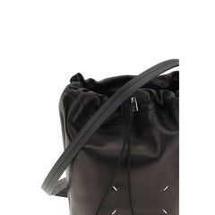 Margiela Black Calf Leather Bos Taurus Shoulder Bag