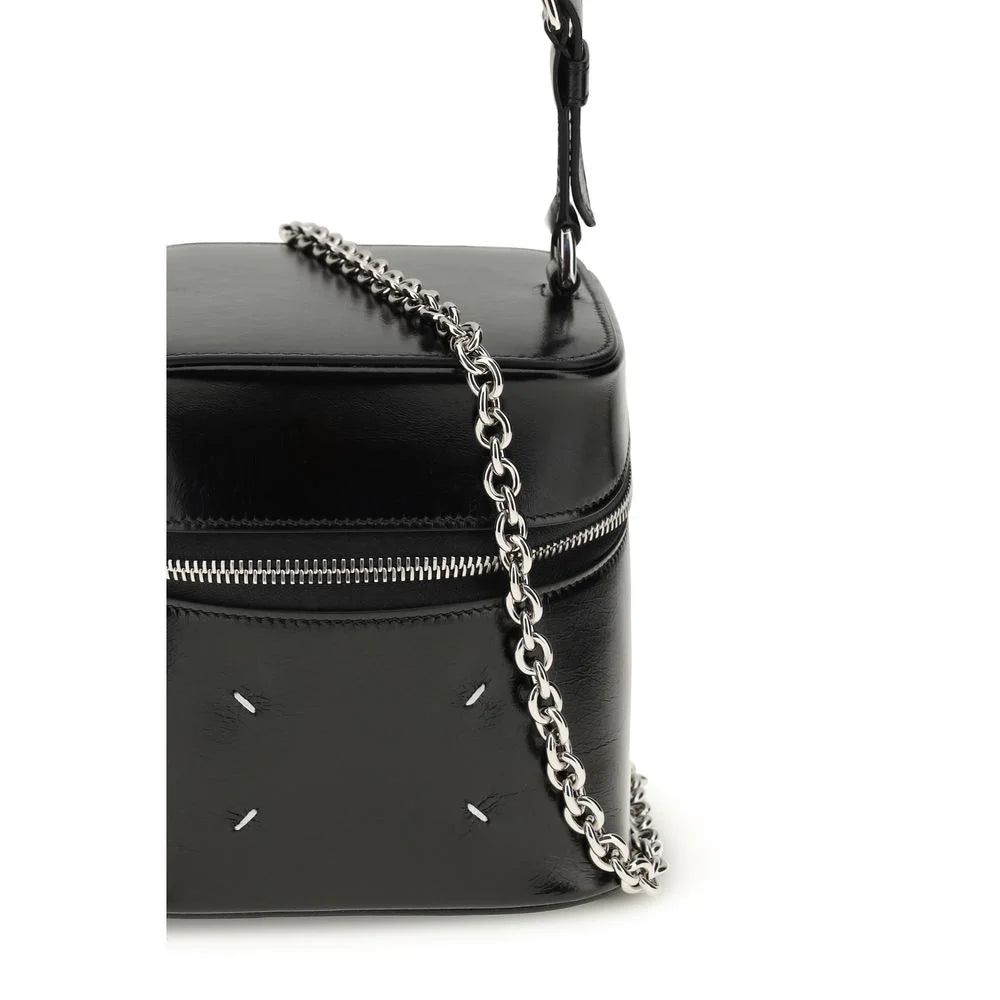 Margiela Black Calf Leather Bos Taurus Shoulder Bag