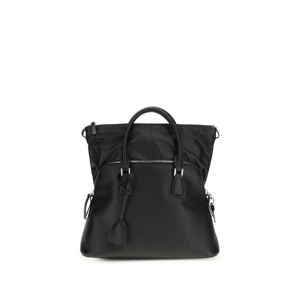 Margiela Black Calf Leather Bos Taurus Shoulder Bag