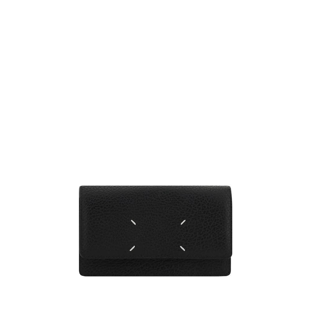 Margiela Black Calf Leather Bos Taurus Wallet