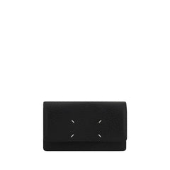 Margiela Black Calf Leather Bos Taurus Wallet