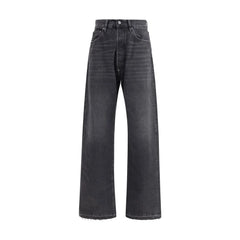 Margiela Black Cotton High-Waisted Jean