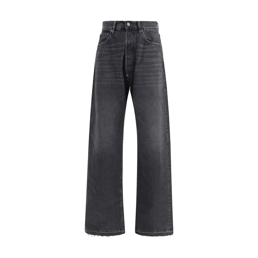 Margiela Black Cotton High-Waisted Jean - W32