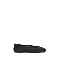 Margiela Black Lamb Ovis Aries Aries Ballet Flats