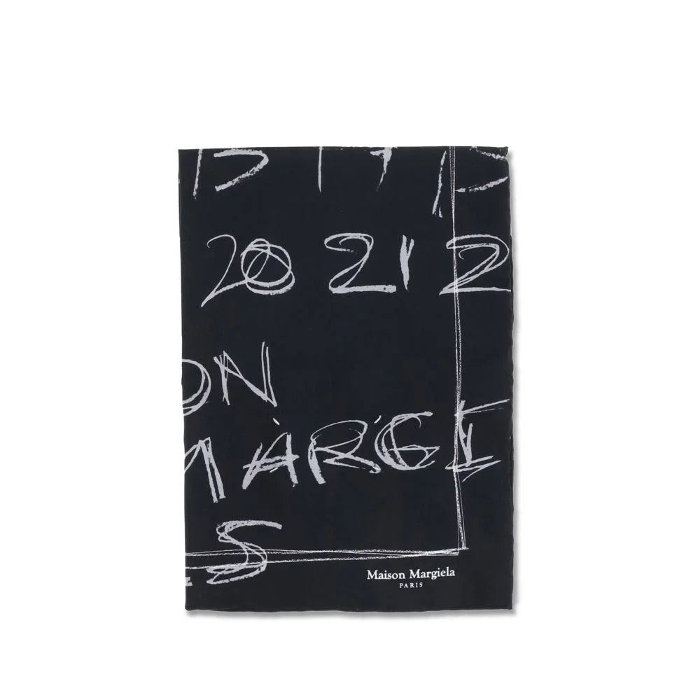 Margiela Black Silk Scarf