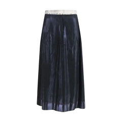 Margiela Blue Acetate Midi Skirt - IT44 | L