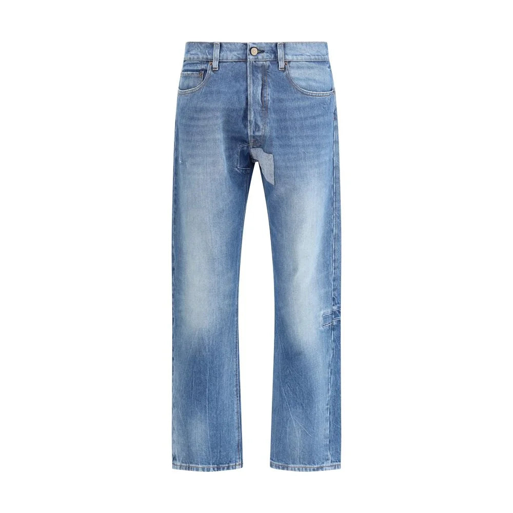 Margiela Blue Cotton Jeans - Jeans