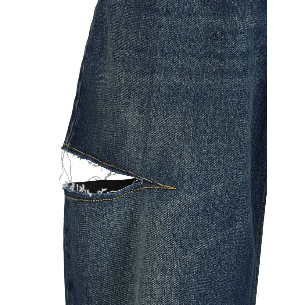 Margiela Denim Jeans with Cut-Out Detail - Jeans