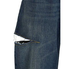 Margiela Denim Jeans with Cut-Out Detail - Jeans