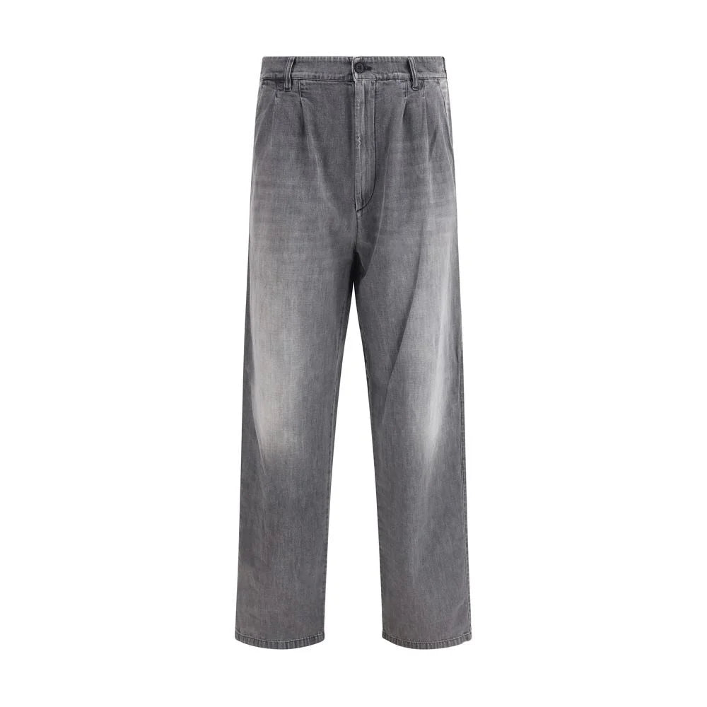 Margiela Gray Cotton Jeans Denim