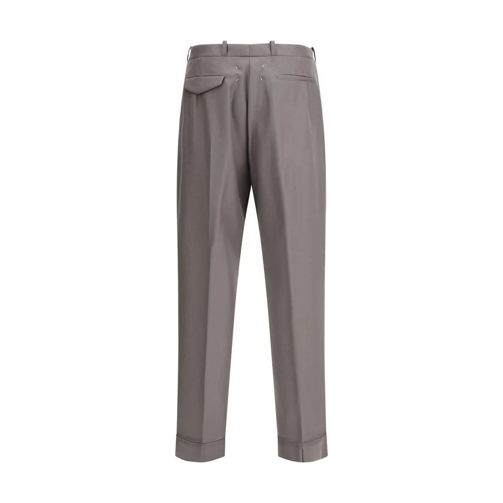 Margiela Green Wool Trousers - IT48 | M