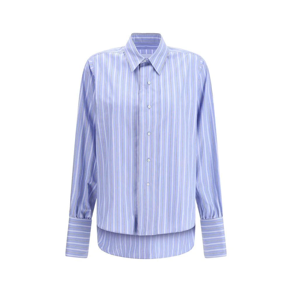 Margiela Light Blue Cotton Pattern Shirt