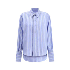 Margiela Light Blue Cotton Pattern Shirt