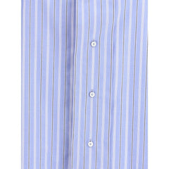 Margiela Light Blue Cotton Pattern Shirt