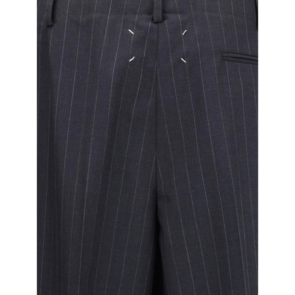 Margiela Pinstripe Wool trousers - Trousers