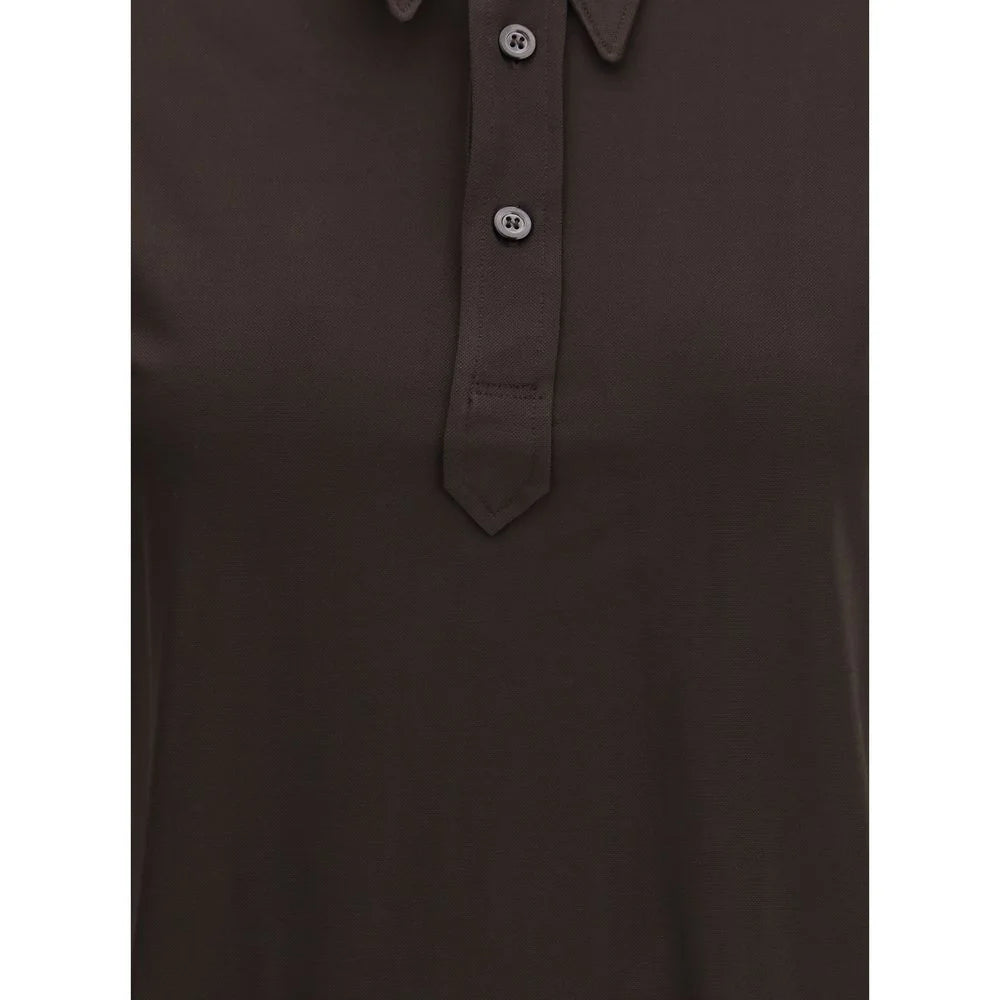 Margiela Semi-sheer polo Shirt