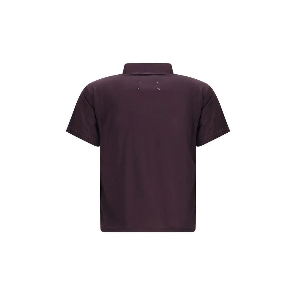 Margiela Semi-sheer polo Shirt - S