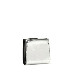 Margiela Silver Calf Leather Bos Taurus Wallet