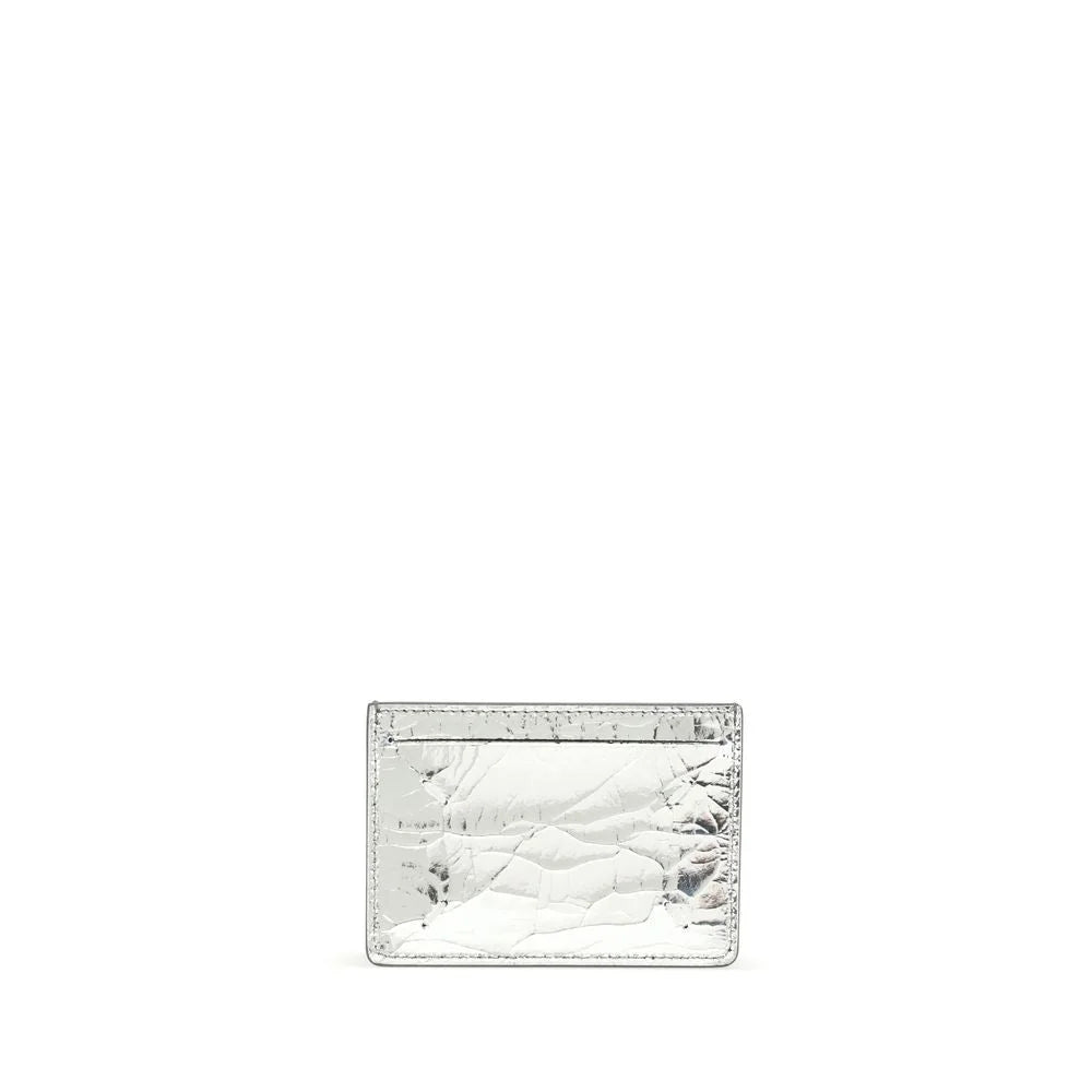 Margiela Silver Leather Wallet