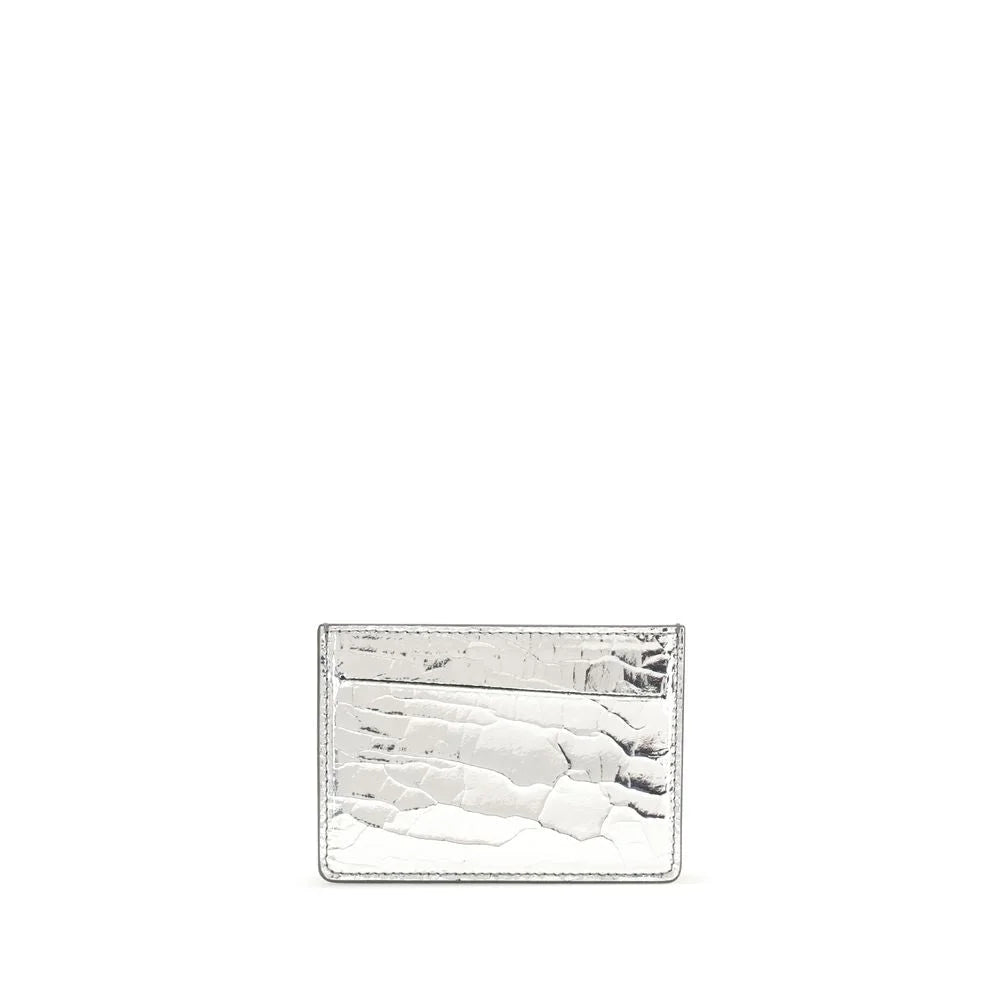 Margiela Silver Leather Wallet