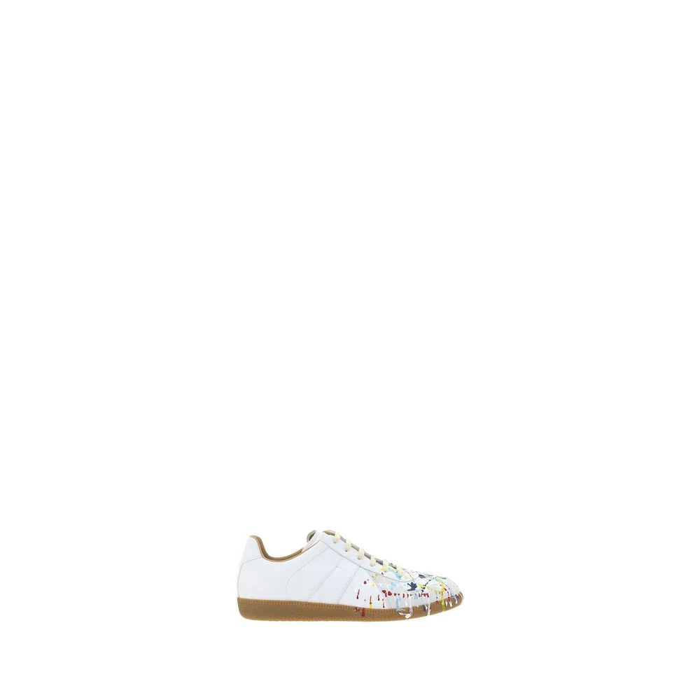 Margiela White Leather Sneakers