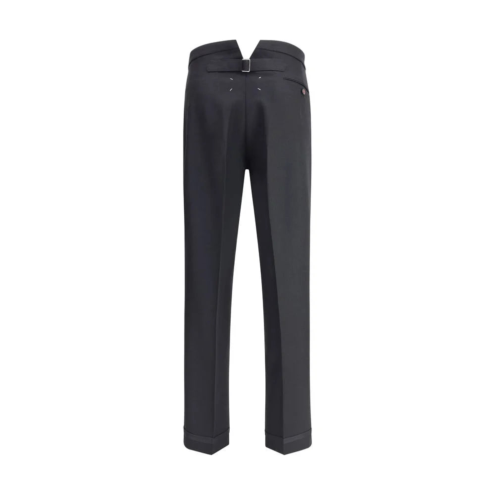 Margiela Wool pleated Pants - Trousers